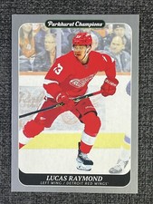 Lucas Raymond 2023-24 Upper Deck Parkhurst Champions Hockey Base Silver #195