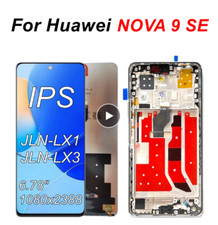 For Huawei Honor 50 SE 6.78" JLH-AN00 LCD Display Touch Screen Digitizer  Frame