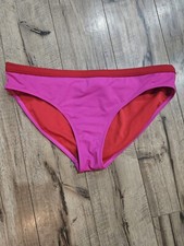 Boden Women's Basic Stretch Classic Bikini Bottoms LV5 Pink Red Size US:12