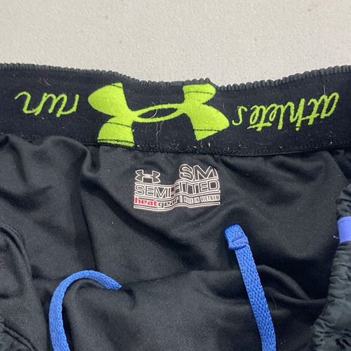 Under Armour Womens Shorts Small Black Running Semi Fitted Athletic Heat Gear - Picture 9 of 14