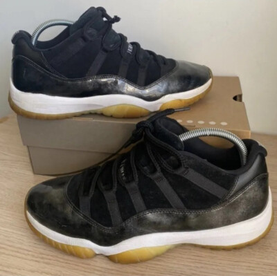 🔥Nike Air Jordan 11 Retro Low Barons 2017 Men Sneakers 528895-010 Size 