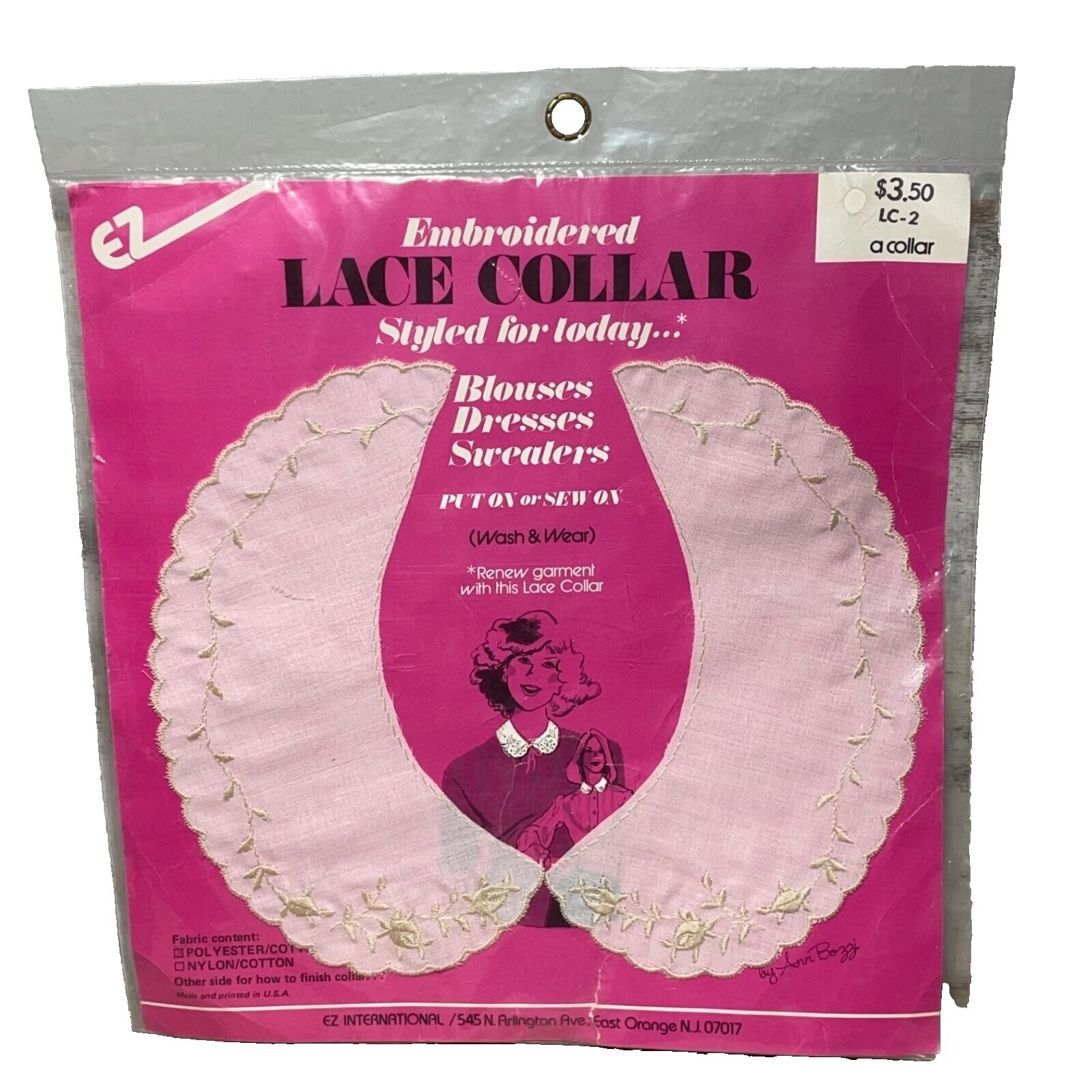 Collares de encaje Vintage de Mujer