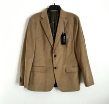 Tommy Hilfiger Mens 38R Modern Fit Corduroy Sport Coat 98% Cotton In Khaki
