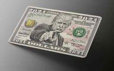 Trump 2024 Credit Card Bill Skin, Debit Card Covering - 50 pack of card skins