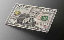 Trump 2024 Credit Card Bill Skin, Debit Card Covering - 50 pack of card skins