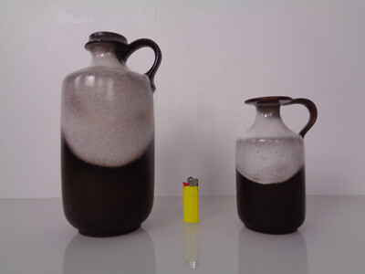 Hans Welling Ceramano 271 & 275 Keramik Vasen Germany 1960s