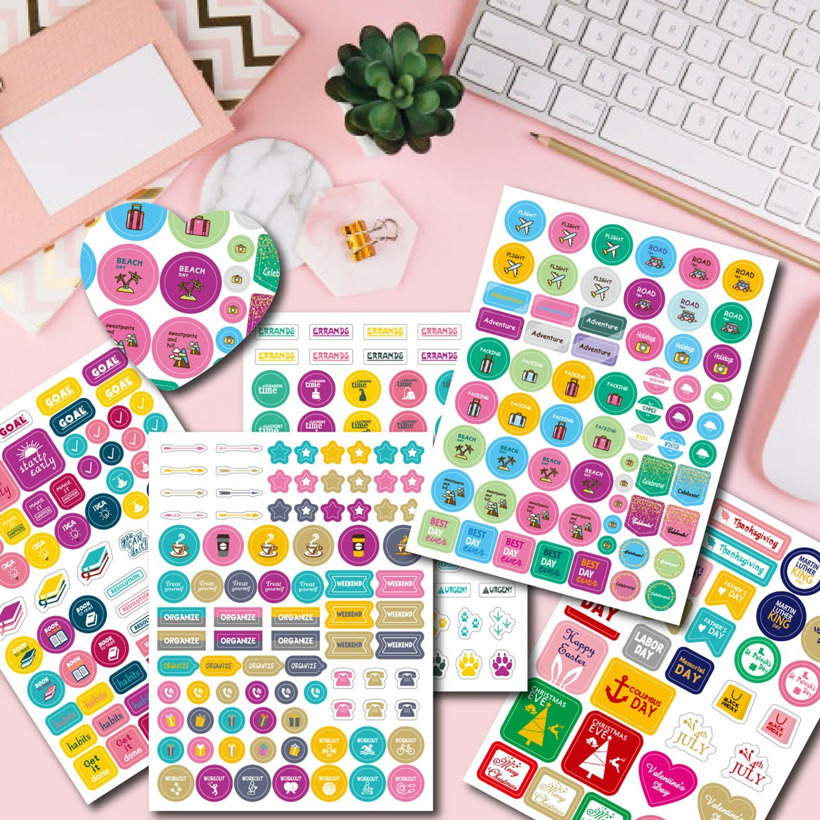 Planner Stickers Pack-650Stickers-image