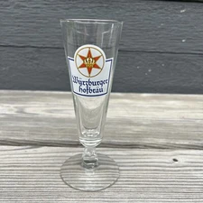 VTG Wurzburger Hofbrau Bavarian Pilsner Beer Glass 7.5" Tall VG to EUC