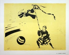 [CIRQUE] SERGE: The Japanese Bamboo, Original Signed LITHOGRAPH, 1944