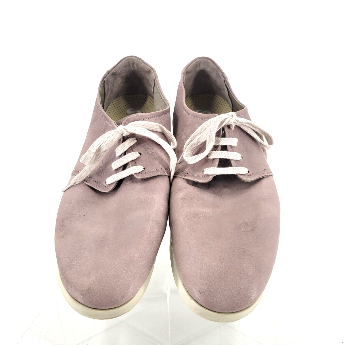 Softinos by Fly London Mens Soft Taupe Leather Low Top  display picture 2
