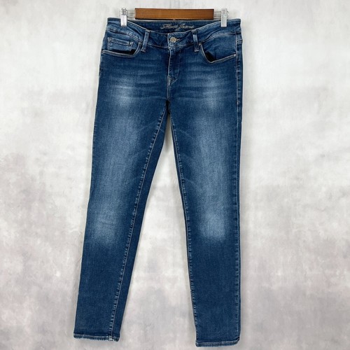 Jean Femme Mavi 'Emma' Skinny Boyfriend - Taille 2 - Bleu Denim - Occasion En Très Bon état
