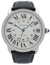 Cartier Ronde Solo XL 3517 W6701010 Date Stainless Steel 42MM Men's Automatic