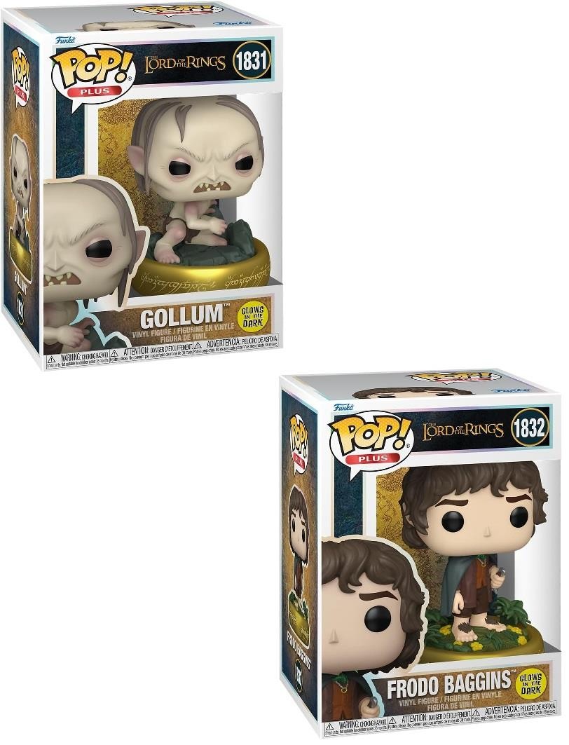 Funko Pop Señor de los Anillos Frodo Gullum Brilla en la Oscuridad Coleccionables
