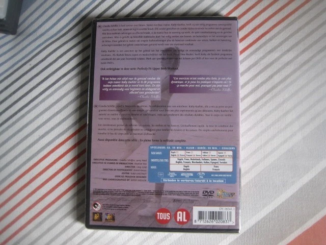 RARE - Claudia Schiffer - Perfectly Fit Lower Body Workout (DVD) Region 2 - NEW - Image 2 of 2