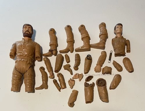 Vintage Johnny West by Marx Toys Cowboy Action Figure Body Parts