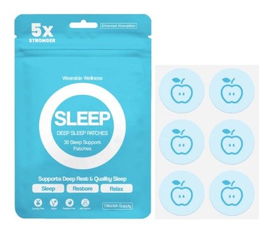 5X Stronger Deep Sleep Patches 30ct Sleep Support 1 Month Supply