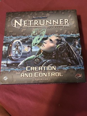 Android Netrunner Card Game + Creation and Control Expansion Pack Fantasy Flight