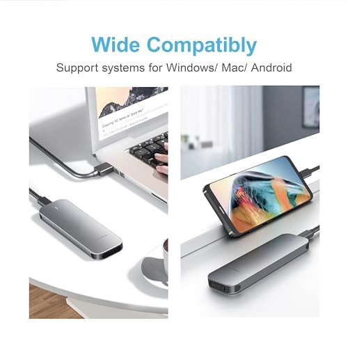 Aluminum M.2 PCIe NVME SSD Enclosure to USB 3.2 Gen 2 10Gbps USB Type C | M - 第 8/8 張圖片