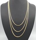 585 Gold Zopfkette 50cm NEU 14 Karat Gelbgold 5,98g - 2,45mm stark Halskette