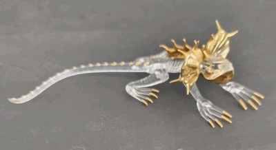 1929,  Lucienne Bloch, USA, Erotik, Glas Figur, Satinglas, Leerdamm, H-21cm, Top
