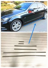 Car Door Chrome Molding Trim 6 Pcs For Mercedes Benz E Class W204 C300 2011-2013