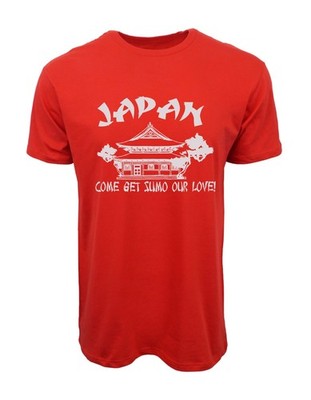 JAPAN COME GET SUMO OUR LOVE GRAPHIC T-SHIRT