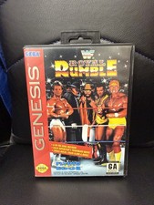 WWF Royal Rumble (Sega Genesis) VGC CIB Complete w/ Reg & Tested - Ships Fast