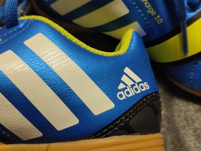 Adidas Kinder Fußballschuhe US 11 1 EU 29 Blau Gelb Neuwertig