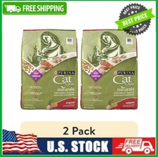 (2 pack) Purina Cat Chow Naturals, Dry Cat Food, Chicken & Salmon, 18 lb Bag 1.33 per pound