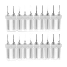uxcell PCB Drill Bits 0.75mm Tungsten Carbide Rotary Tool 0.75mm, White