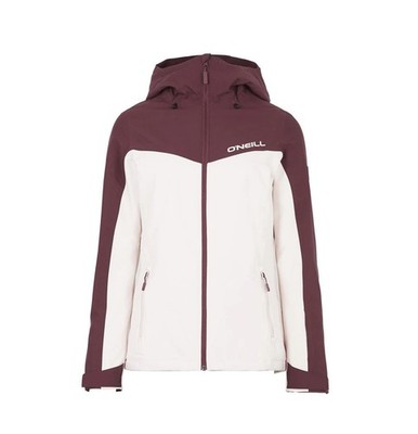 O Neill Alpine Damen Skijacke Winterjacke Snowboard Outdoor Bordeaux/Rosa