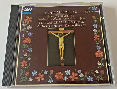 John Merbecke   The Cardinall's Musick Missa Per Arma Iustitie UK CD Album 1996