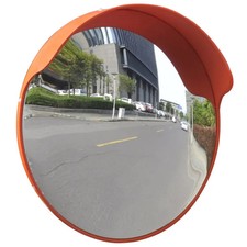 WALPLUS Convex Traffic Safety Mirror 45 cm PC Plastic Orange