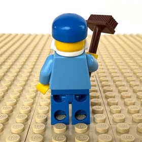 LEGO Creator, Town Hall: Janitor, BROOM, twn160, 10224, 2012, WORKER