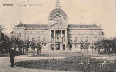 AK Strassburg Kaiserpalast Palais Imperial von 1908 (A4446)