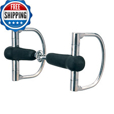 Weaver Equine Rubber Dee Ring Snaffle Bit, 5"