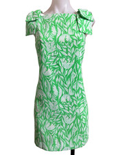 Lilly Pulitzer Carmine shift dress in the Fauna Green Tulip To Tango print- with