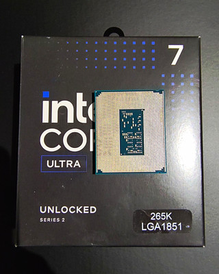 Intel Core Ultra 7 265K CPU Prozessor LGA1851 Unlocked SR0CV