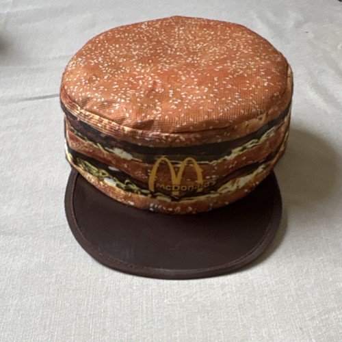 Vintage BIG MAC Hat Cap McDonald’s Restaurant Food Employee 1984 USA Made