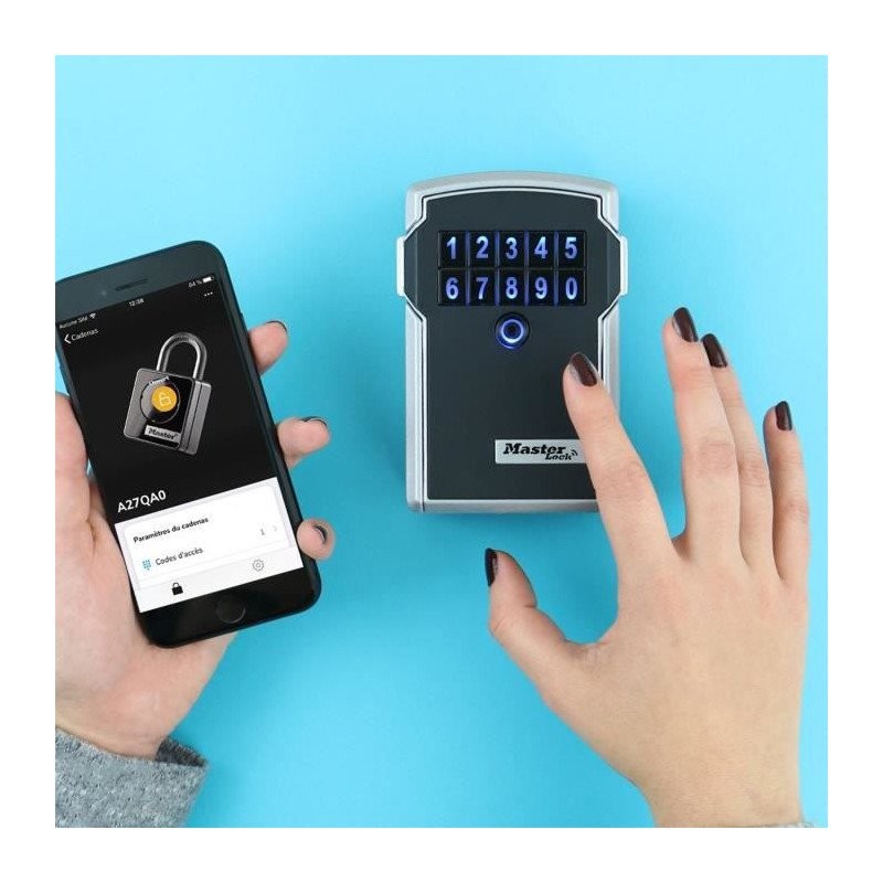 Master Lock boîte à clés Bluetooth format L pour rangement sécurisé