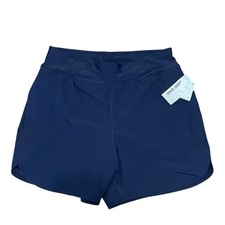 Lands End Women  s Small Swim Shorts Bottoms Navy Blue NWT