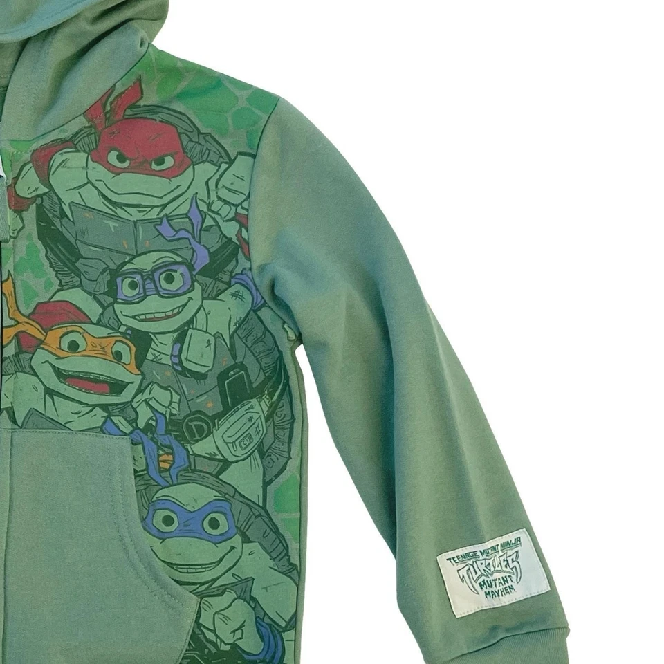 Sudadera con capucha Teenage Mutant Ninja Turtles para niños - Leonardo, Miguel Ángel, Donatello... Foto 3 de 4