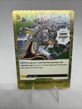 Gum-Gum Dawn Stamp Gold Rare Foil OP13-117 - Carrying on His Will - One Piece