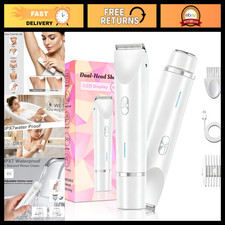 2-in-1 Women's Bikini Trimmer  Shaver - Electric Razor for Smooth Skin, Gifts