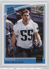 2018 Panini Donruss Rated Rookie Braxton Berrios #342 8sr