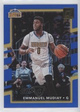 2017-18 Panini Donruss Holo Blue Laser 12/49 Emmanuel Mudiay #40 6f8