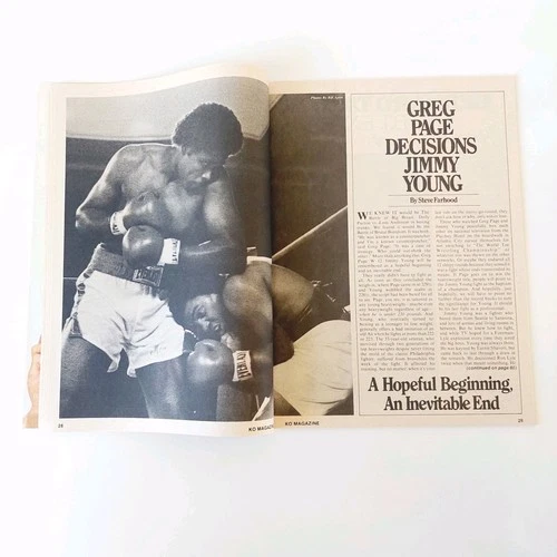 KO MAGAZINE Alexis Arguello COVER Aaron Pryor Poster | September 1982 | VGC  - 画像8/11
