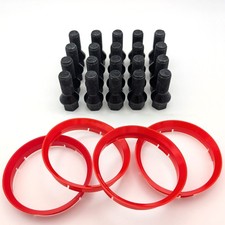 Borbet Felgen Anbausatz Radschrauben Zentrierringe 5270_SW für MCC Smart #1 #3