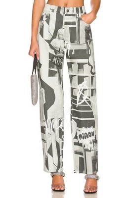 Miaou Fargo Stone Grey Pants Size Large NWOT Retail $255