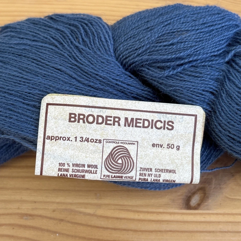 3 HKS DMC BRODER MEDICIS VIRGIN WOOL THREADS: 7798 Blue, 8930 Blue, 8618 Gray - Image 2 of 4